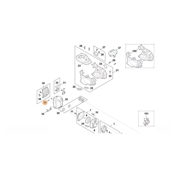 STIHL   Nakrętka czworokątna FA03 955 1000